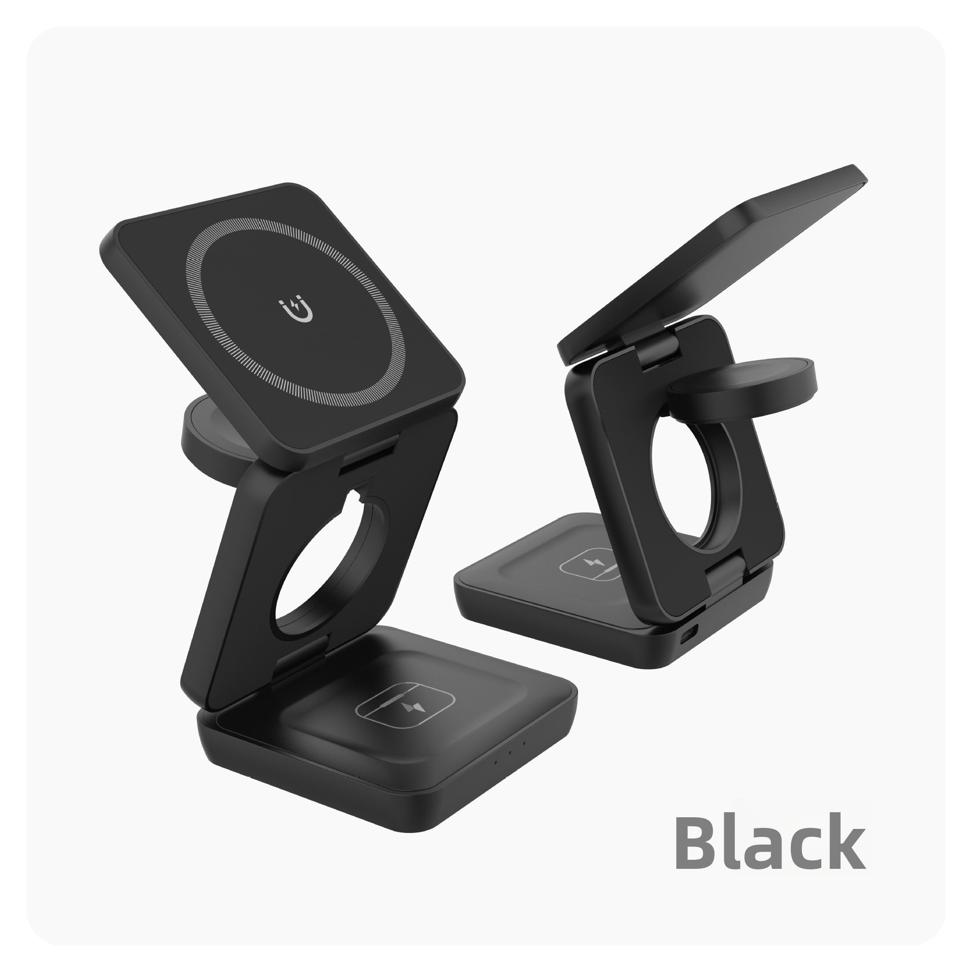 Multifunctional Foldable Magnetic Wireless Charger Phone Holder