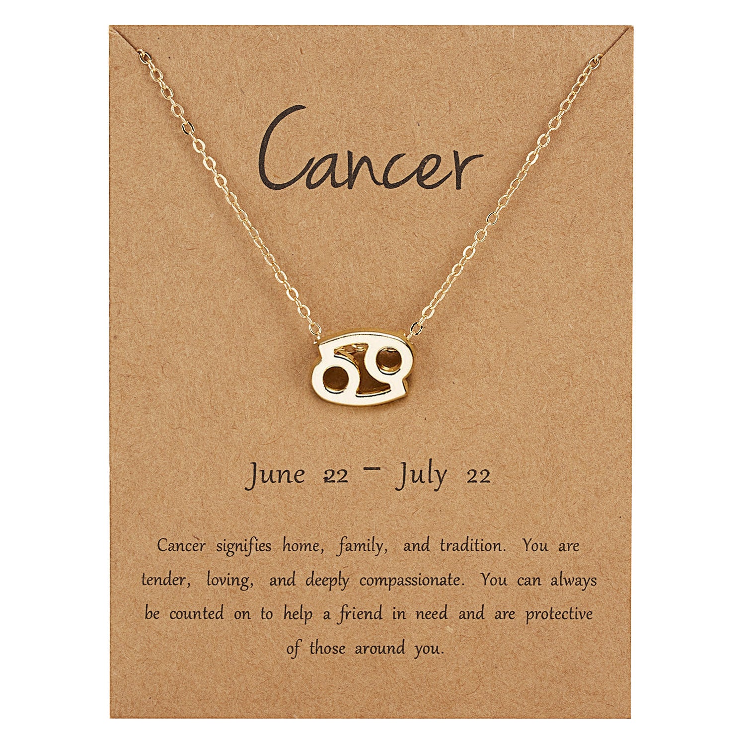 The 12 zodiac signs water diamond paper card necklace is a versatile collarbone chain