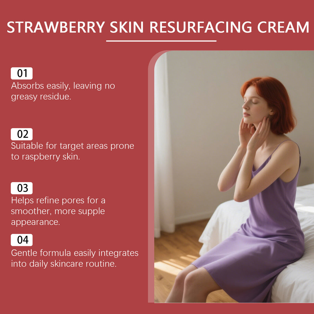 Strawberry Hydrating Body Cream for Dry Skin