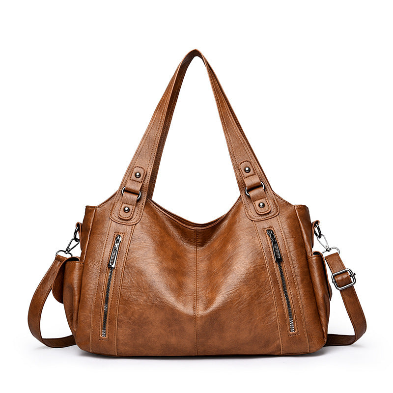 Vintage Women Tote Bag with Rivets