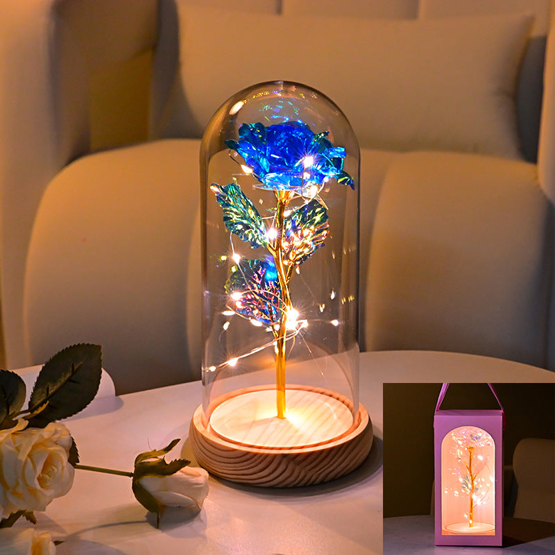 Eternal Flower Rose Gold Night Light