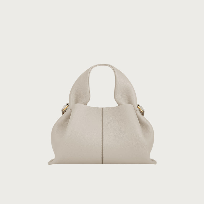 Polene Style Leather Crossbody Bag