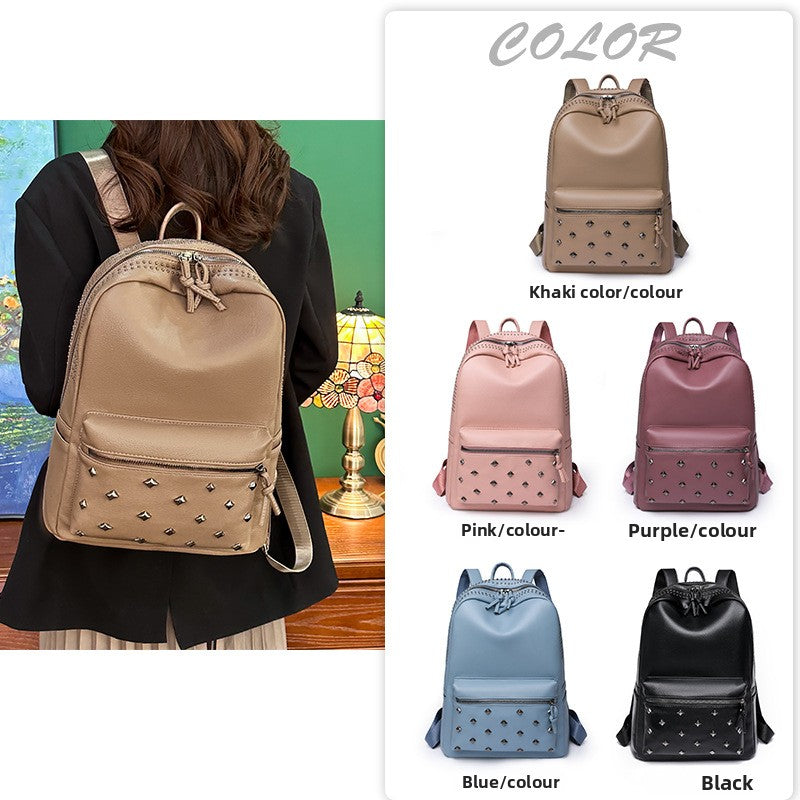 Casual Women Backpack Large Capacity Travel Bag
