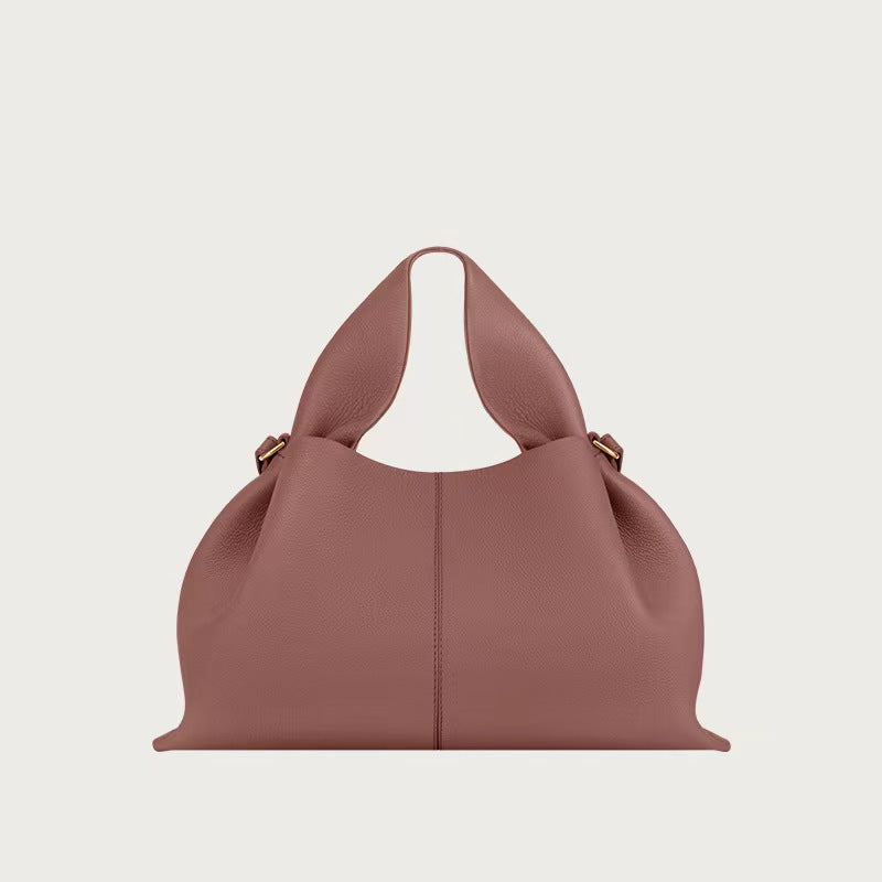 Polene Style Leather Crossbody Bag