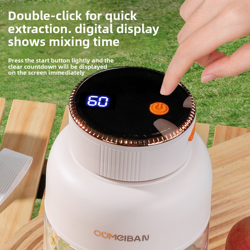 Portable Electric Digital Display Juicer
