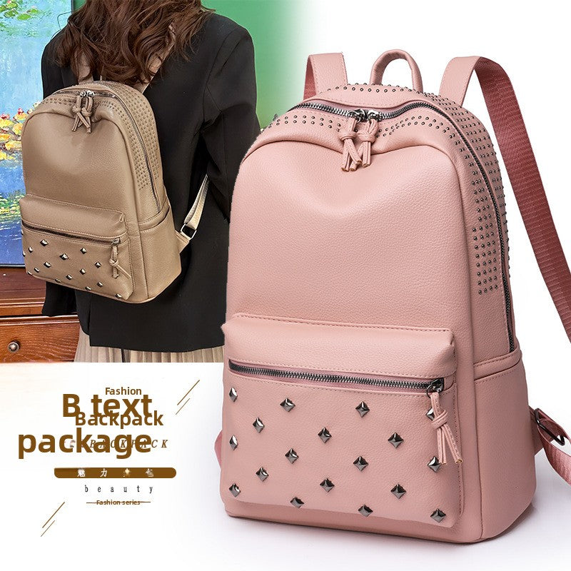 Casual Women Backpack Large Capacity Travel Bag