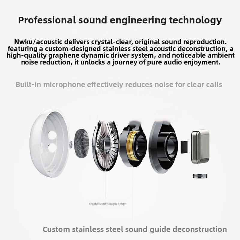 Bluetooth headphones with noise cancellation and high-fidelity sound