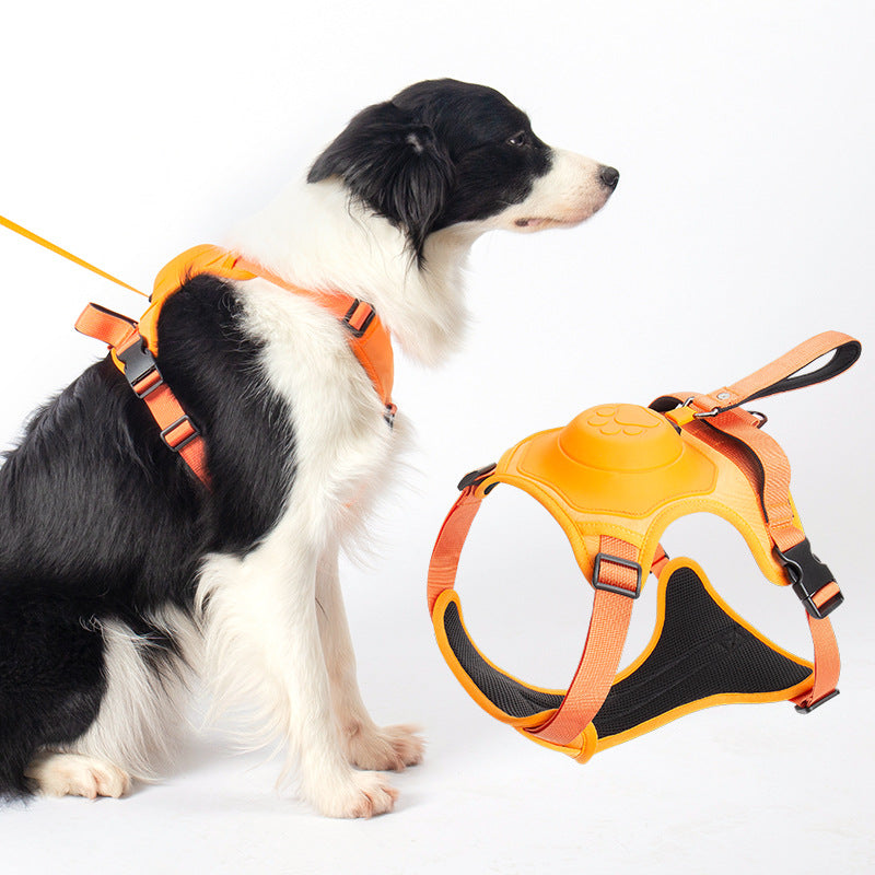 Retractable Dog Leash Vest Harness