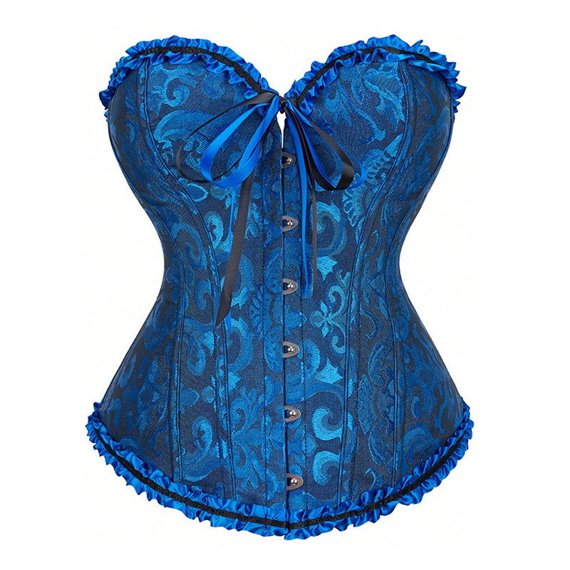 Adjustable Lace-Up Corset Top